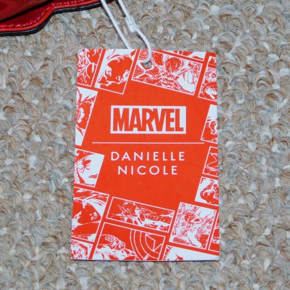 Marvel Comics Danielle Nicole Deadpool Pop Art Diecut Crossbody Purse Bag - Picture 5 of 5